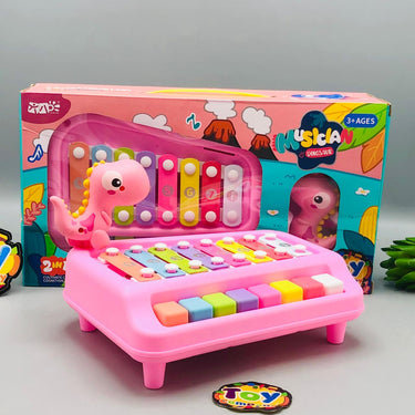 2in1 Kids Dinosaur Musical Piano & Xylophone